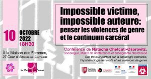 Impossible victime impossible auteure Natacha Chetcuti-Osorovitz