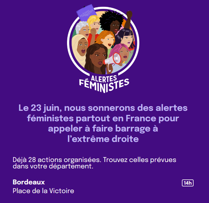 Manifestons ensemble le 23 juin contre l’extrême-droite !