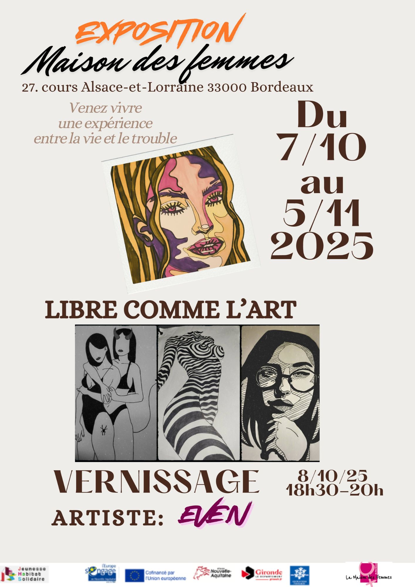 EXPOSITION et VERNISSAGE